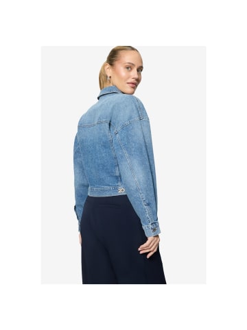 Zero Jeansjacke in middle blue denim