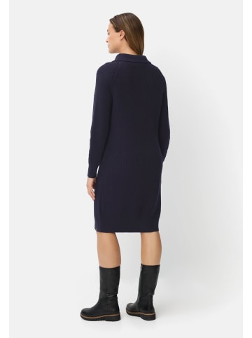 Camel Active Strickkleid mit Reißverschluss in Dunkelblau
