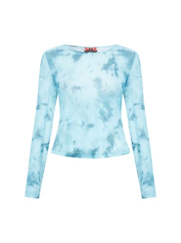 myMo ROCKS Women Blouse in aqua multicolor