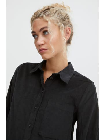 b. young BYDINIA LONG SHIRT - LIGHT WOVEN Loose fit in Black