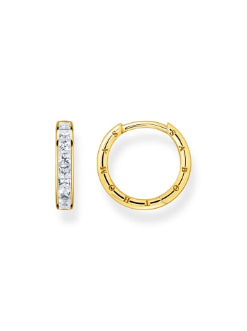 Thomas Sabo Creolen in gold, weiß