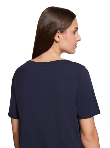 Betty Barclay Casual-Shirt mit Aufdruck in Patch Dark Blue/Brown