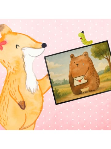 Mr. & Mrs. Panda tischauflage Bär Vermissen Design ohne Spruch in Weiß