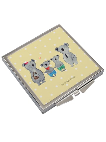 Mr. & Mrs. Panda Taschenspiegel Koala Familie zwei ohne Spruch in Gelb Pastell