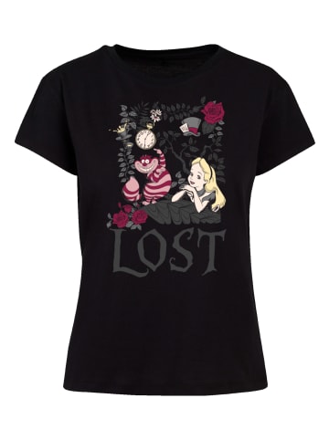 F4NT4STIC Box T-Shirt Disney Alice im Wunderland Lost in schwarz