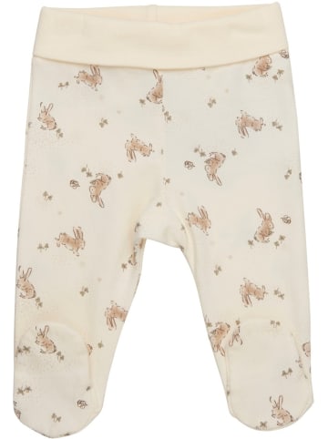 Fixoni Kinder Pumphose "Pants w. Foot AOP" in Braun