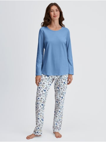 Calida Pyjama in riviera blue