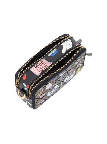 myMo Women Handbag in Black Multicolor