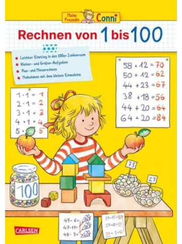 Carlsen Buch - Conni Gelbe Reihe (Beschäftigungsbuch): Rechnen von 1 bis 100