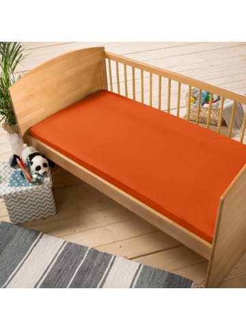 Erwin Müller Single-Jersey Kinder-Spannbettlaken Murnau in terra