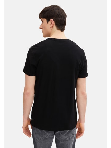 Tom Tailor T-Shirt in schwarz