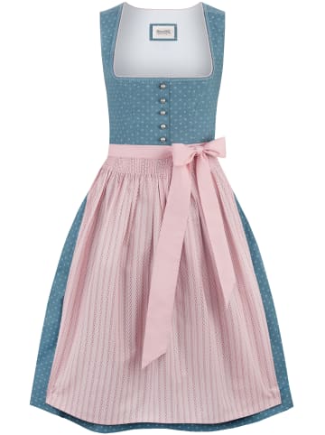 Stockerpoint Langes Dirndl "Madeline" in rauchblau