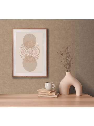 A.S. Création Tapete Urban Linen in Kastanienbraun
