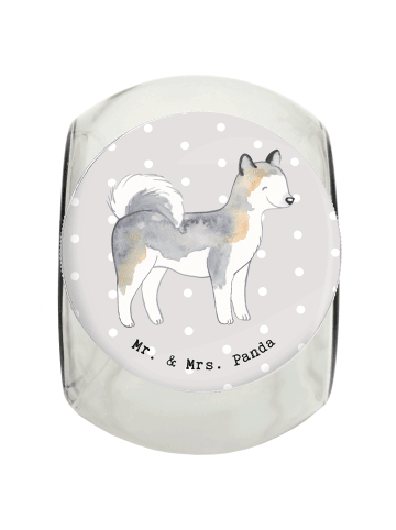 Mr. & Mrs. Panda Dose Siberian Husky Moment ohne Spruch in Grau Pastell