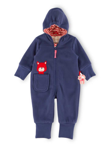 Sigikid Fleeceoverall wild cat in blau