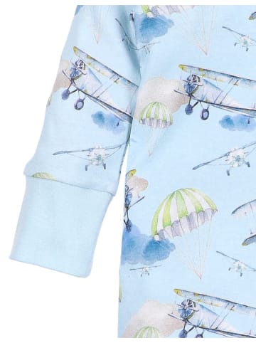 Nini Strampler Planes in blau