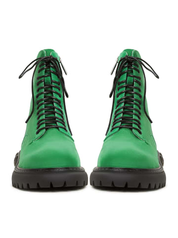 CESARE GASPARI Schnürstiefeletten in Green