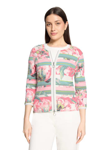 Betty Barclay Shirtjacke mit Rippenstruktur in Rosé/Cream