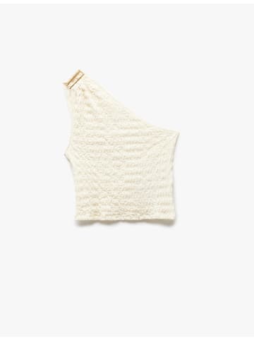 KOTON BLUSE SS in Ekru