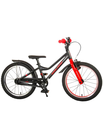 Volare Kinderfahrrad Blaster Fahrrad für Jungen 18 Zoll Kinderrad Schwarz Rot 4 Jahre