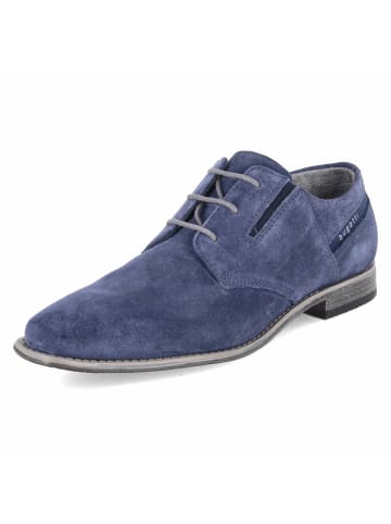 Bugatti Schnürhalbschuh in blau