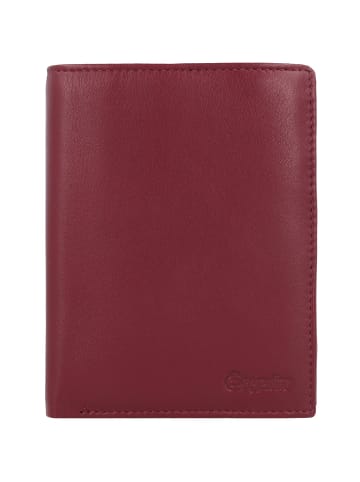 Esquire Viktoria Geldbörse RFID Leder 10 cm rot