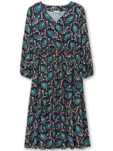 sheego by Joe Browns Maxikleid in schwarz-gemustert