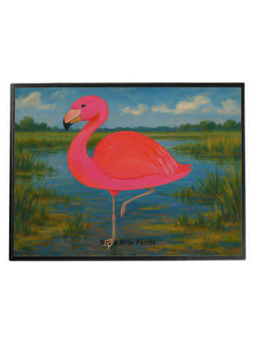Mr. & Mrs. Panda Schreibunterlage Flamingo Classic Design ohne S... in Weiß