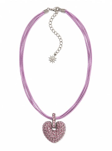 Allgäu Rebell Dirndlkette " Roxana " in violett