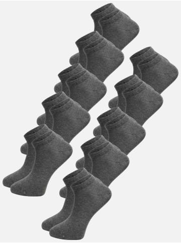 Tazzio Tazzio Herren Sneaker Socken 10er-Pack A906 (Anthrazit, 35-38)