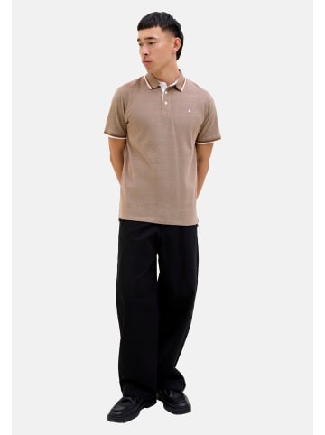 Jack & Jones Poloshirt 'Paulos' in braun