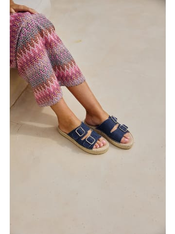 Espadrij l'orginale Pantoletten CLAQUETTE JEANS in blau