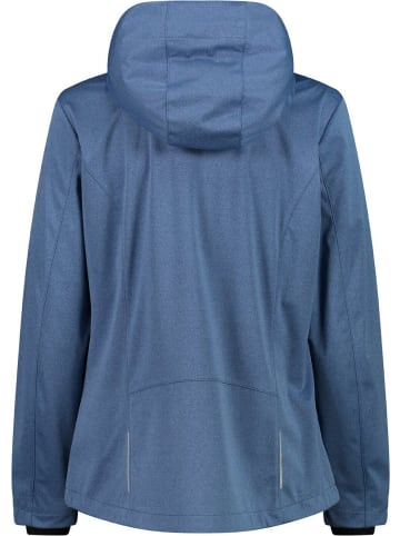 cmp Softshelljacke WOMAN JACKET ZIP HOOD in Blau