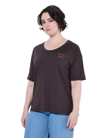 Ulla Popken Shirt in mahagoni