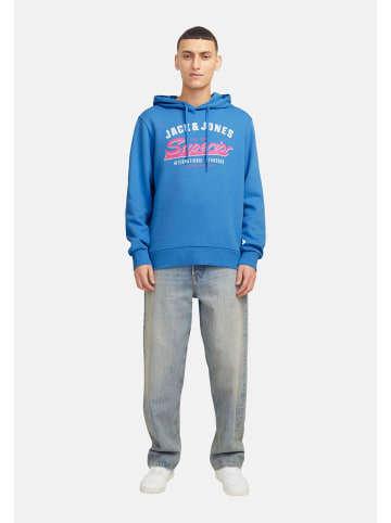 Jack & Jones Hoodie 'Logo' in blau