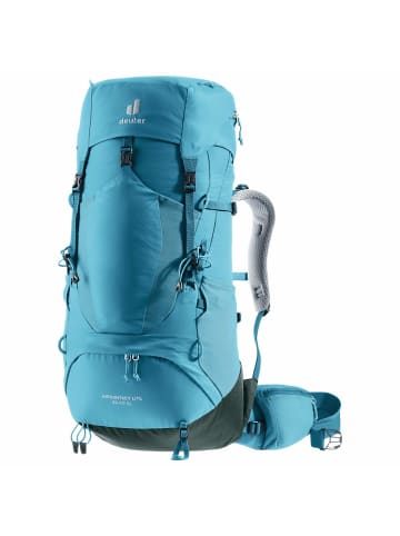 Deuter Aircontact Lite 35 + 10 SL - Women's Trekkingrucksack 70 cm (black-graphite) in lagoon-ivy