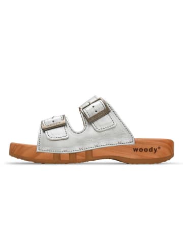 Woody Sandale in silber