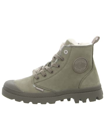 Palladium Schnürstiefelette in grün