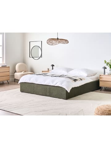 Beliani Doppelbett DINAN in Grün - (W) 167 x (H) 31 x (L) 214 cm