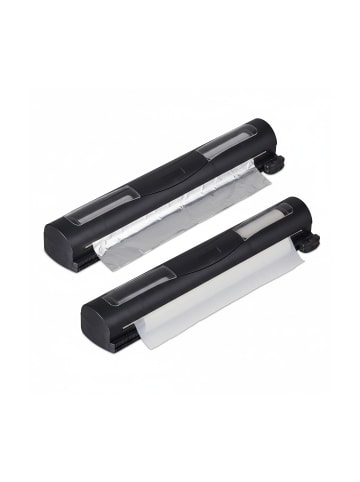 relaxdays 2er-Set: Folienschneider in Schwarz