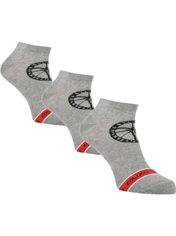 Carlo Colucci Sneakersocken Centaro in Grau