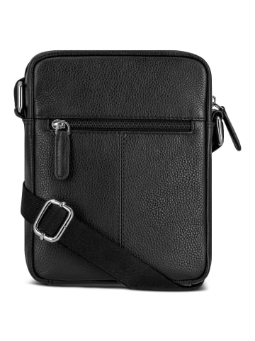 Bugatti Valencia Mini Bag Umhängetasche Leder 17.5 cm black