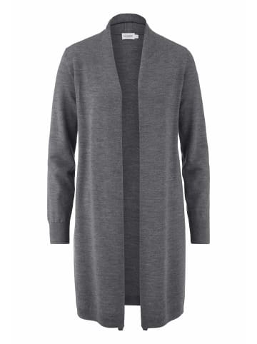 Hessnatur Hessnatur Strickjacke Regular aus reiner Bio-Merinowolle in grau