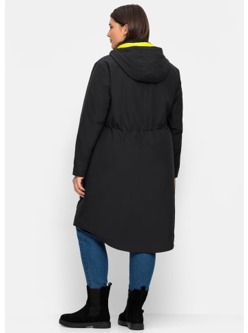 sheego Mantel in schwarz