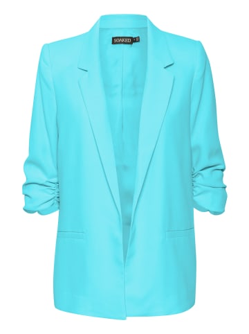 Soaked in Luxury Blazer SLShirley Gerade Passform in Bijou Blue