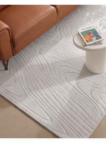 Beliani Kurzflor ONTAKE in Weiß - (W) 160 x (L) 230 cm