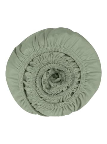 Schiesser Feinbiber-Spannbettlaken Finni in Hellgrün