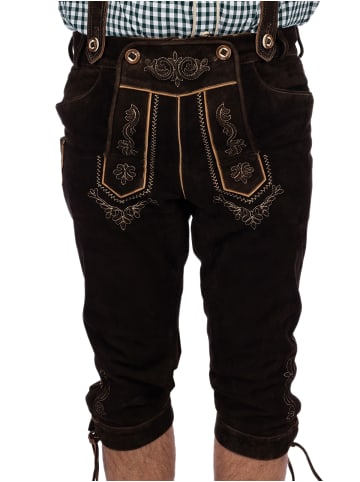 MADDOX Lederhose KORBINIAN-HT in dunkelbraun