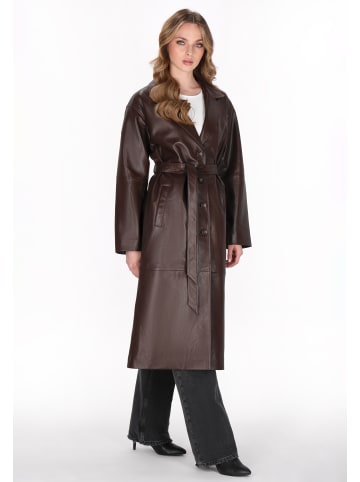 DreiMaster Women Coat in coffee brown
