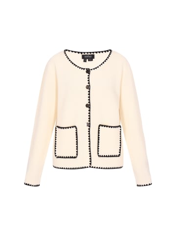 usha BLACK LABEL Women Cardigan in offwhite black